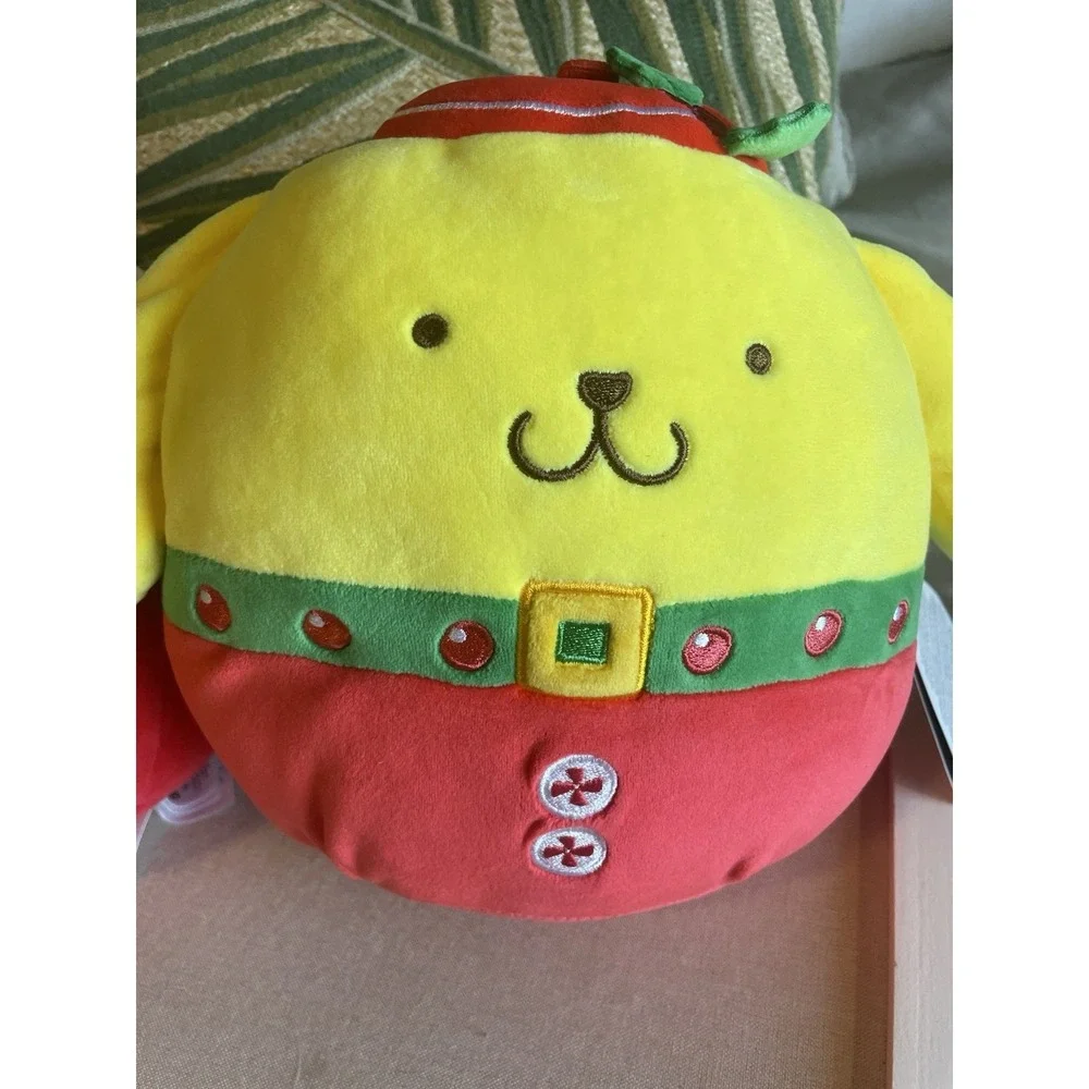 2 Squishmallows‎ Christmas Sanrio Pompompurin & Cinnamoroll NEW 8 inch Elves